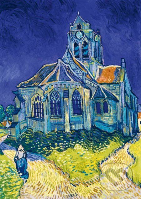 Vincent Van Gogh - The Church in Auvers-sur-Oise, 1890 - Bluebird - obrázek 1