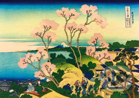 Katsushika Hokusai - Shinagawa on the Tokaido, 1832 - Bluebird - obrázek 1