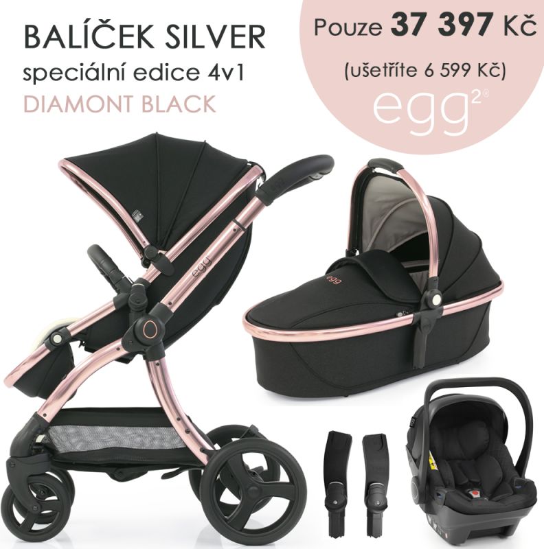 Set 4v1 BabyStyle Egg2 Speciální Edice Diamond Black 2021 - obrázek 1