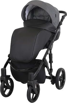 Kočárek Kunert Tiaro 2021 trojkombinace Černý rám - black/grey - obrázek 2