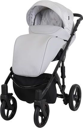 Kočárek Kunert Tiaro 2021 trojkombinace Černý rám - black/light grey - obrázek 2