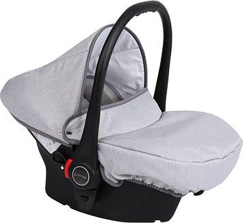 Kočárek Kunert Tiaro 2021 trojkombinace Černý rám - black/light grey - obrázek 3