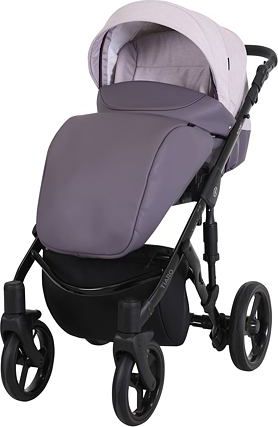 Kočárek Kunert Tiaro 2021 trojkombinace Černý rám - black/violet - obrázek 2