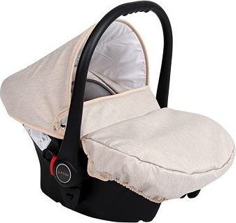 Kočárek Kunert Tiaro 2021 trojkombinace Černý rám - white/beige - obrázek 3