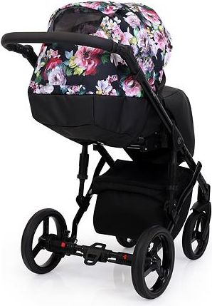 Kočárek Kunert Tiaro 2021 dvojkombinace Bílý rám - black/light grey - obrázek 6