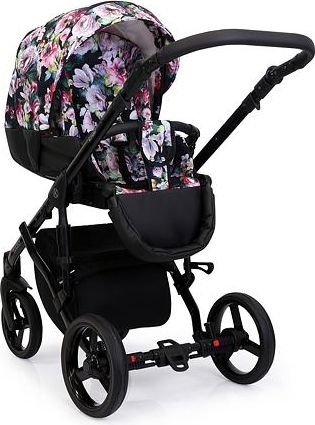 Kočárek Kunert Tiaro 2021 dvojkombinace Bílý rám - black/light grey - obrázek 7