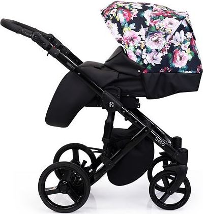 Kočárek Kunert Tiaro 2021 dvojkombinace Bílý rám - black/light grey - obrázek 9