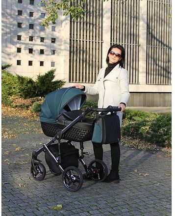 Kočárek Kunert Tiaro 2021 dvojkombinace Bílý rám - black/light grey - obrázek 19