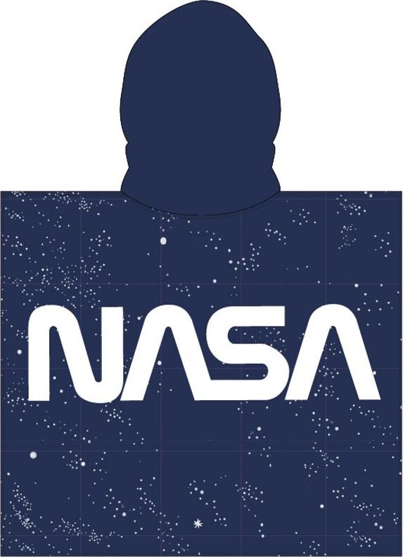 E plus M · Dětské pončo - osuška s kapucí NASA - 55 x 110 cm - obrázek 2