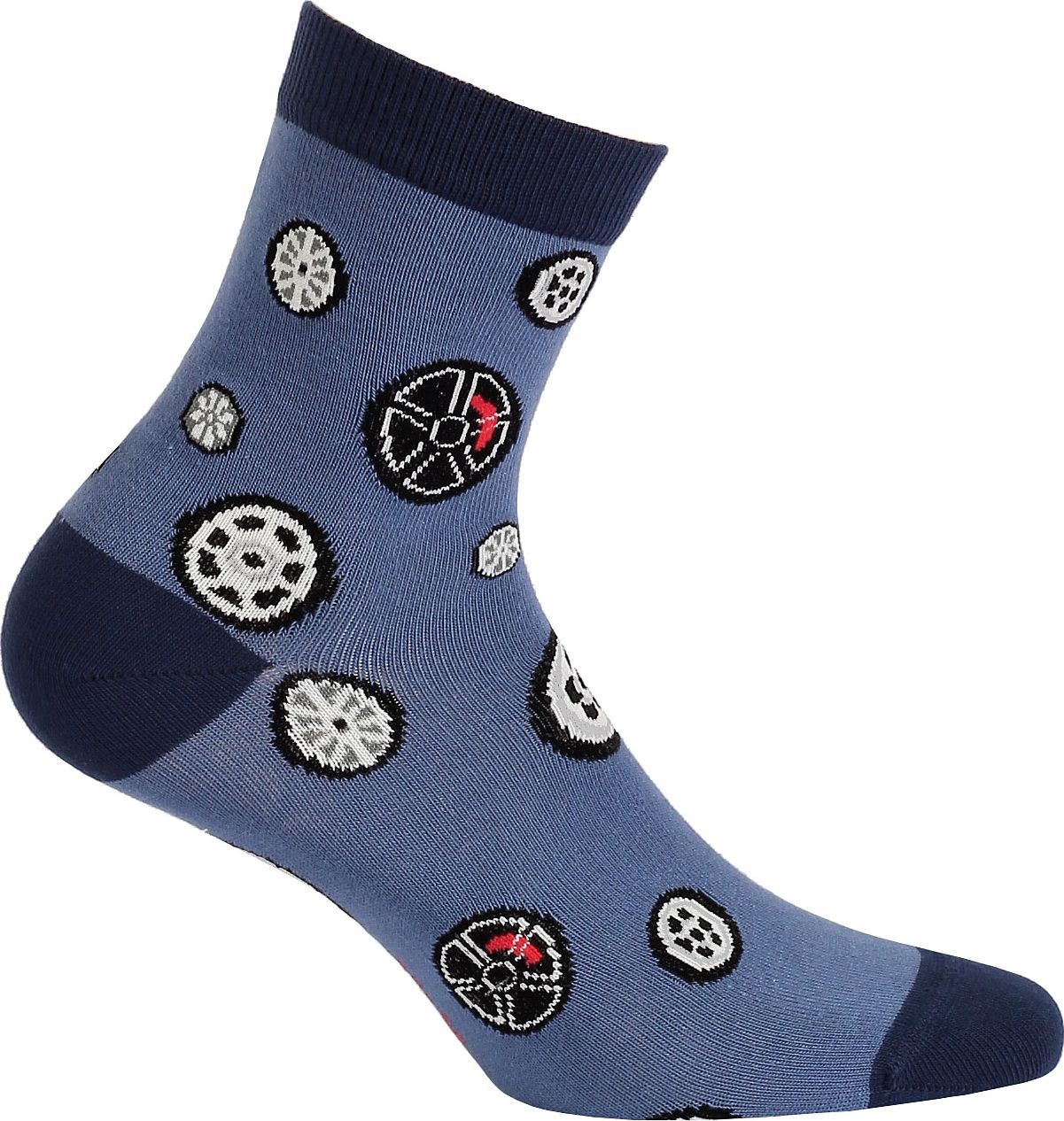 Chlapecké ponožky se vzorem GATTA KOLA modré Velikost: 33-35 - obrázek 1