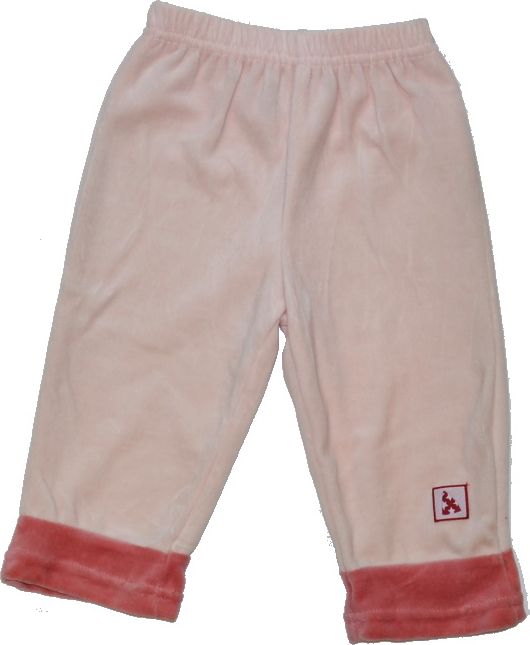 Dívčí sametové kalhoty, Dimo, růžové velikost 56 Výprodej - obrázek 1
