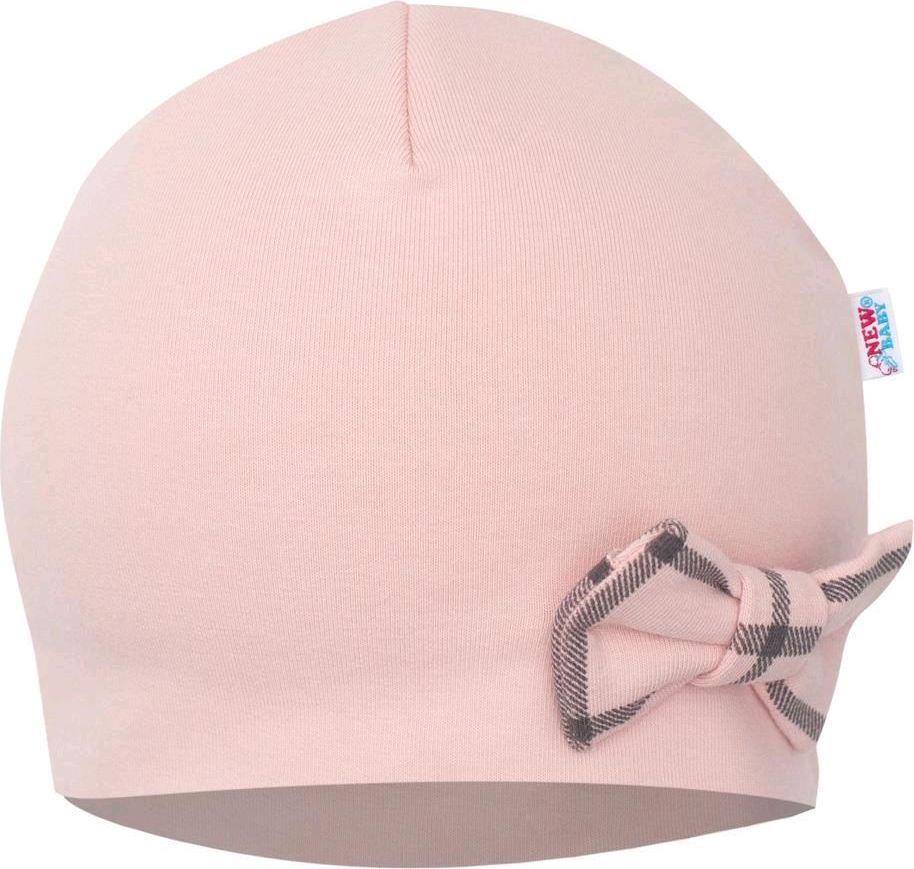 Kojenecká čepička s šátkem na krk New Baby Missy růžová 92 (18-24m) - obrázek 2