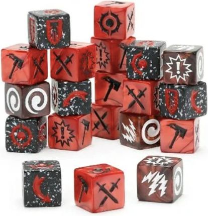 Games Workshop Warhammer Underworlds: Grand Alliance Chaos Dice Pack - obrázek 2