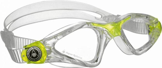 Aqua Sphere Dětské plavecké brýle KAYENNE Junior - čirý zorník žlutá - obrázek 1