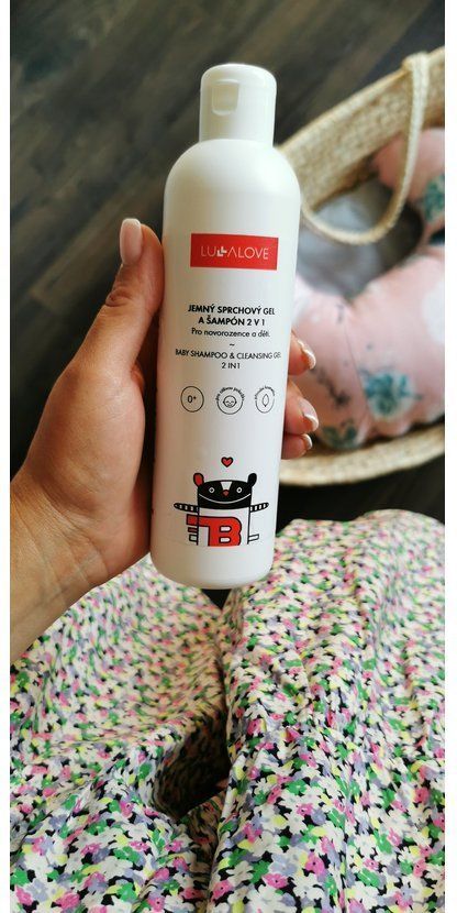 Lullalove Jemný sprchový gel a šampon 2 v 1 - obrázek 2