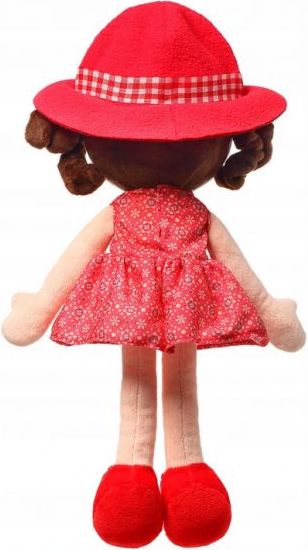 Hadrová panenka BabyOno Poppy Doll, červená - obrázek 2