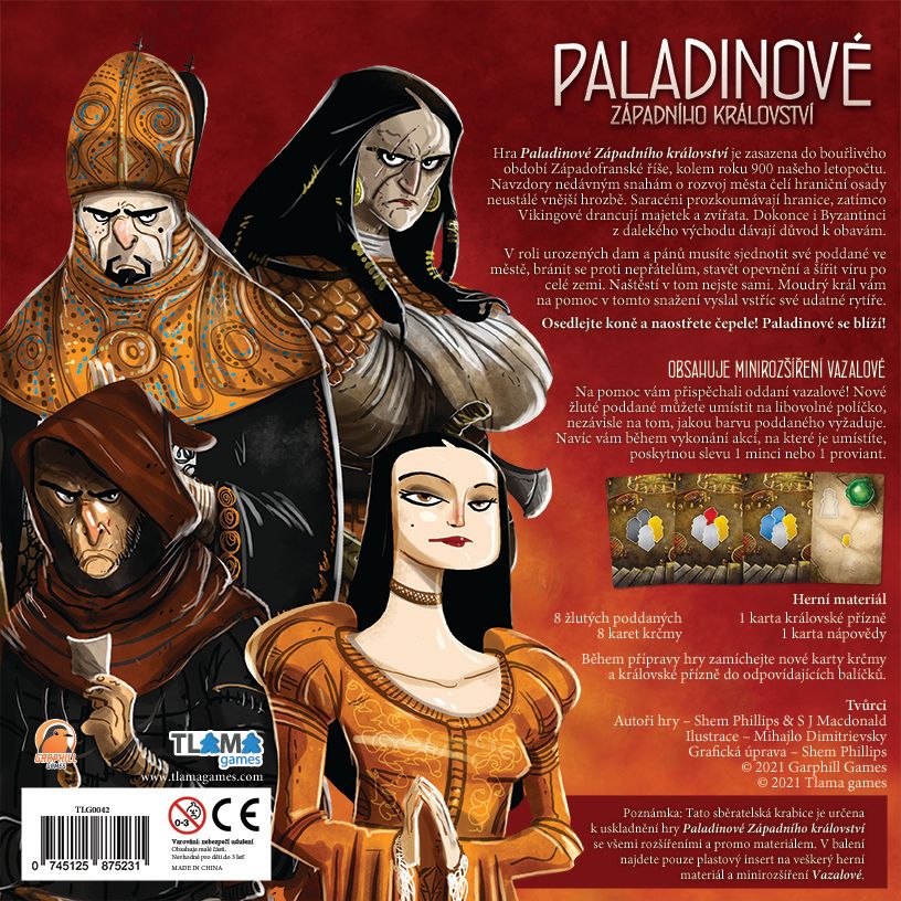 TLAMA games Paladinové Západního království: Sběratelská krabice - obrázek 2