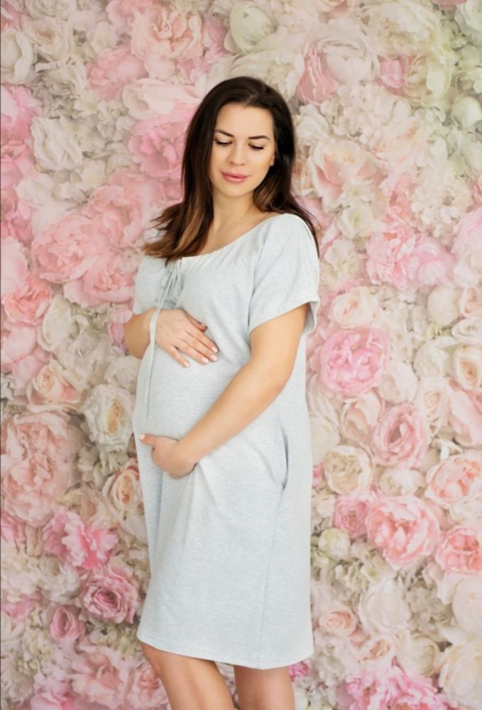 Noční košilka Lullalove Šedá 2021 - obrázek 1