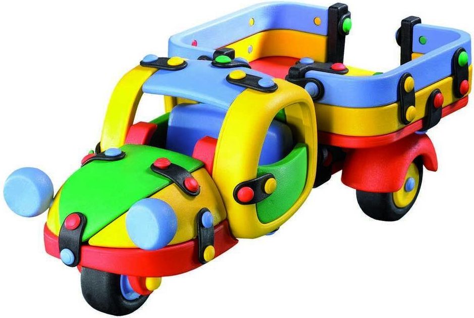 Mic-o-mic - Stavebnice - Nákladní auto tříkolka - poškozený obal - obrázek 1