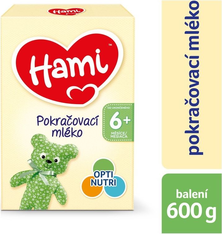 HAMI 5 x Pokračovací kojenecké mléko 600 g 6+ - obrázek 2