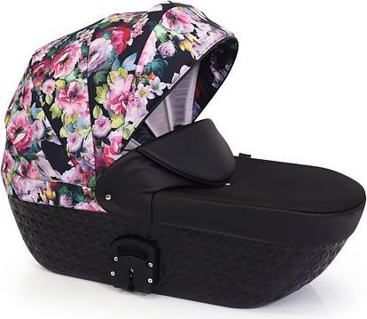 Kočárek Kunert Tiaro Premium 2021 trojkombinace Zlatý rám - black/violet - obrázek 11