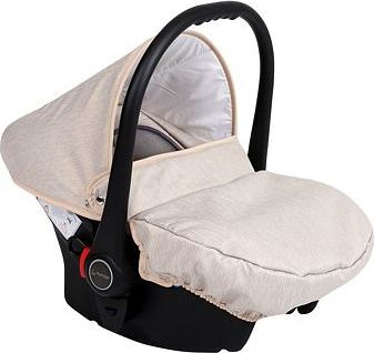 Kočárek Kunert Tiaro Premium 2021 trojkombinace Zlatý rám - white/beige - obrázek 3