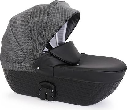 Kočárek Kunert Tiaro Premium 2021 dvojkombinace Stříbrný rám - black/flowers - obrázek 5