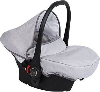 Kočárek Kunert Tiaro Premium 2021 trojkombinace Stříbrný rám - black/light grey - obrázek 3