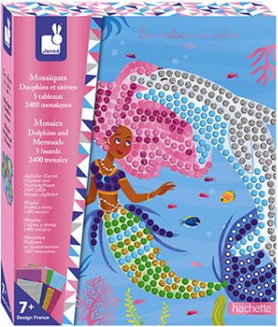 Dětský ateliér maxi - mozaika -  delfíni a mořské panny - obrázek 1
