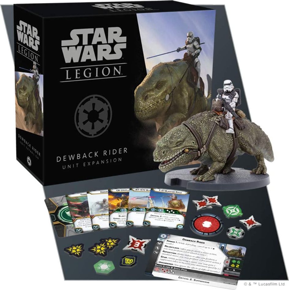 FFG Star Wars: Legion - Dewback Rider Unit Expansion - obrázek 2