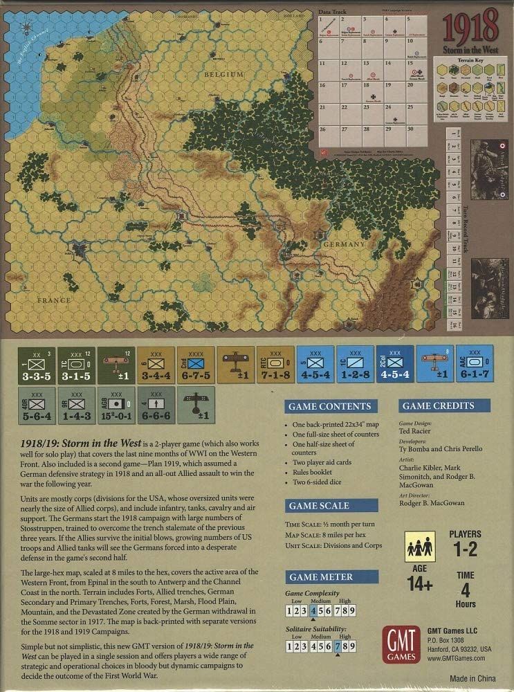 GMT Games 1918/1919: Storm in the West - obrázek 2