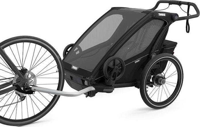 THULE Vozík za kolo Chariot Sport 2 Midnight Black - obrázek 2