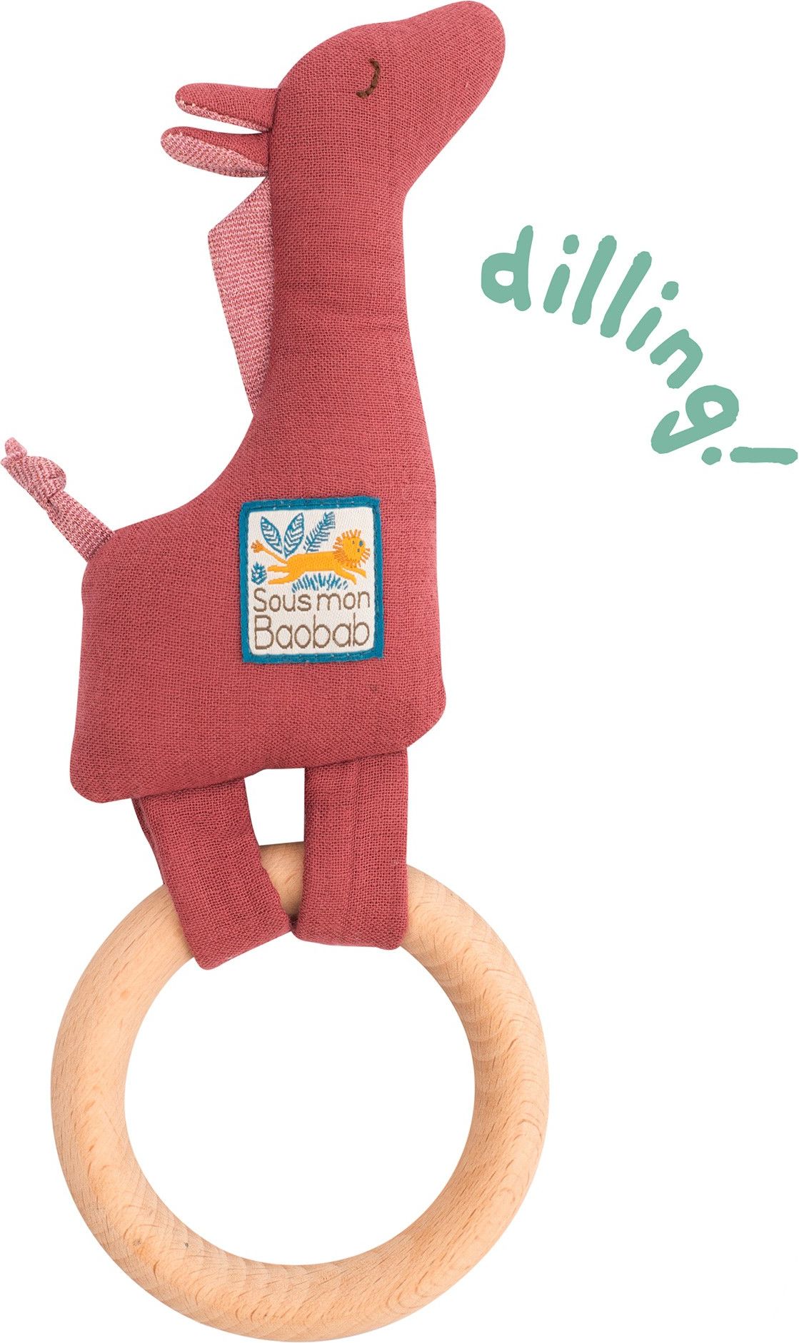 Moulin Roty Chrastítko žirafa - obrázek 1