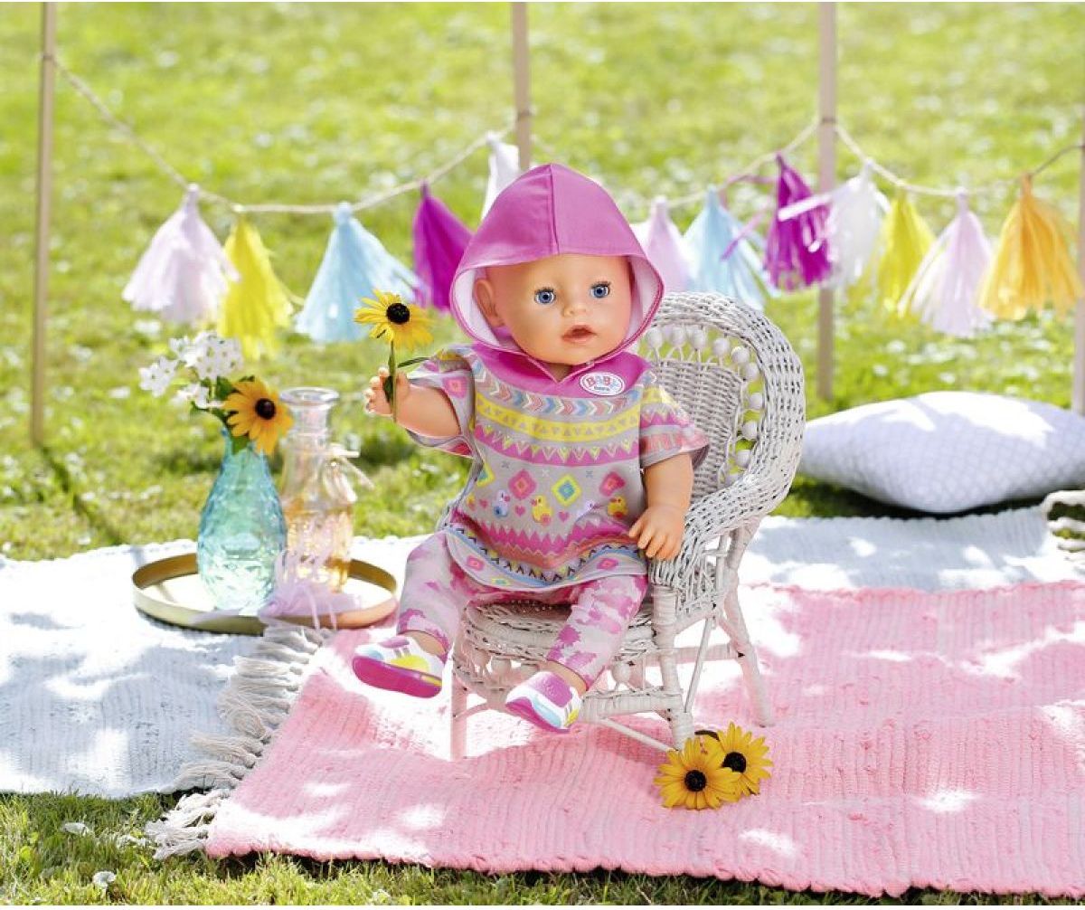 Baby Born Souprava s pončem Deluxe 43 cm - obrázek 6