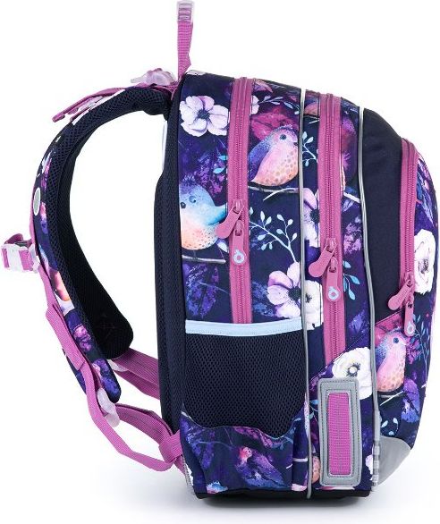 Školní batoh 3 dílný set ptáček ELLY 21004 G Medium Topgal - obrázek 2