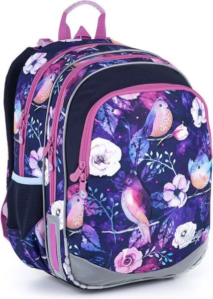 Školní batoh 4 dílný set ptáček ELLY 21004 G Large Topgal - obrázek 2