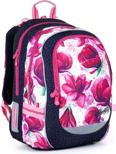 Školní batoh 4 dílný set květy CODA 21009 G Large Topgal - obrázek 2