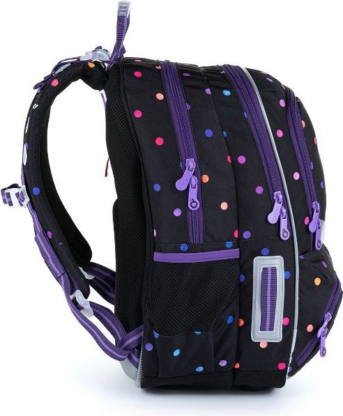 Školní batoh 4 dílný set puntíky NIKI 21011 G Large Topgal - obrázek 3