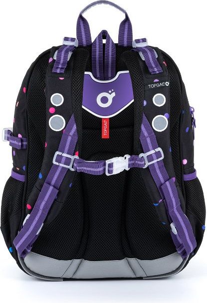 Školní batoh 4 dílný set puntíky NIKI 21011 G Large Topgal - obrázek 4