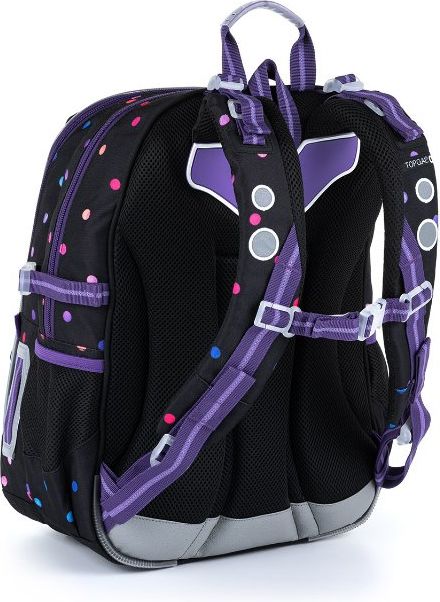 Školní batoh 4 dílný set puntíky NIKI 21011 G Large Topgal - obrázek 5