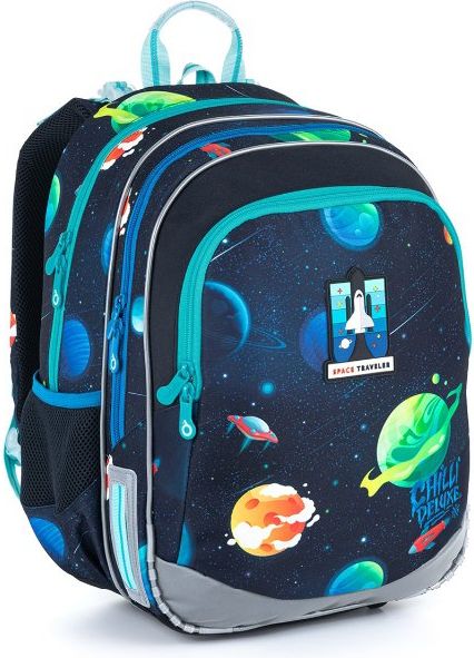Školní batoh 4 dílný set Vesmír ELLY 21015 B Large Topgal - obrázek 2