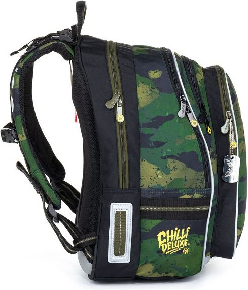 Školní batoh 4 dílný set Army LYNN 21018 B Large Topgal - obrázek 3