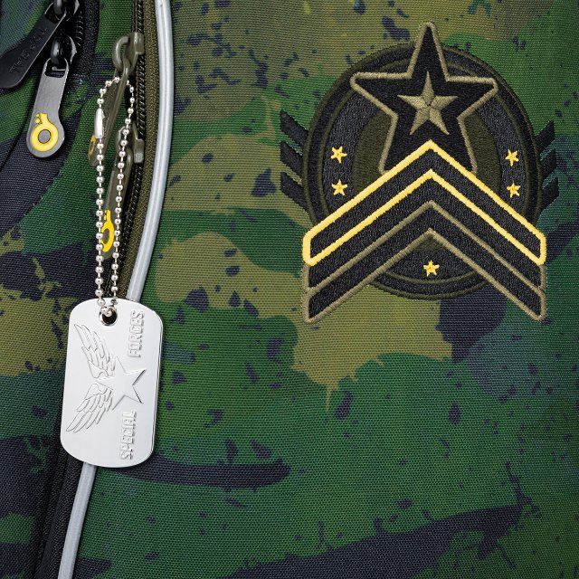 Školní batoh 4 dílný set Army LYNN 21018 B Large Topgal - obrázek 11