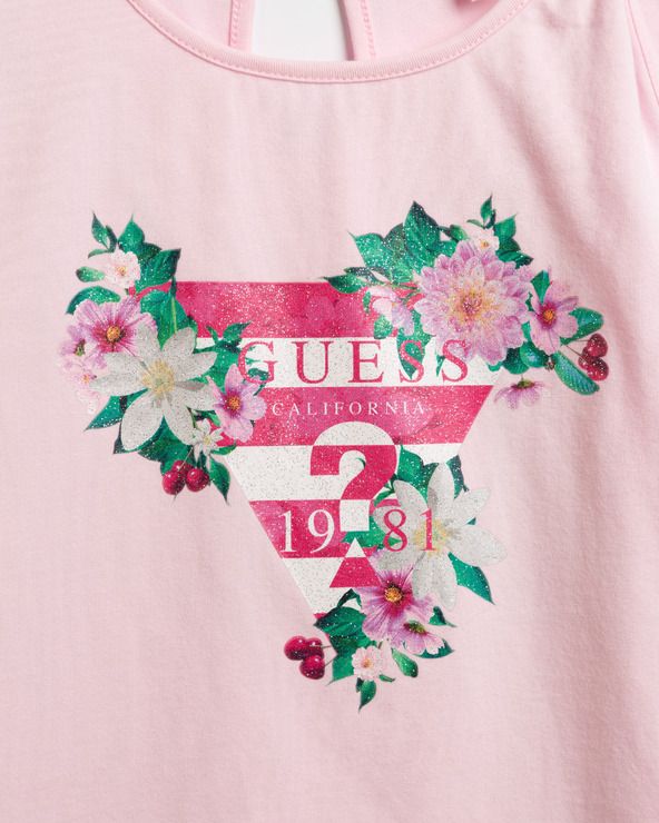 Tílko dětské Guess | Růžová | Dívčí | 8 let - obrázek 3