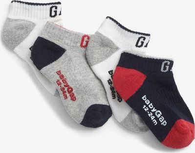 Ponožky 4 páry dětské GAP | Vícebarevná | Chlapecké | 12-24 měsíců - obrázek 1