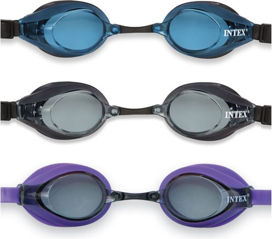 Intex 55691 Plavecké brýle Pro Racing - Černá - obrázek 1