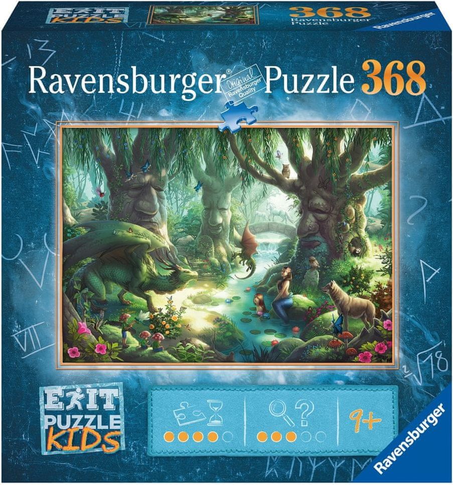 Ravensburger Puzzle 129553 Exit KIDS: V magickém lese 368 dílků - obrázek 1