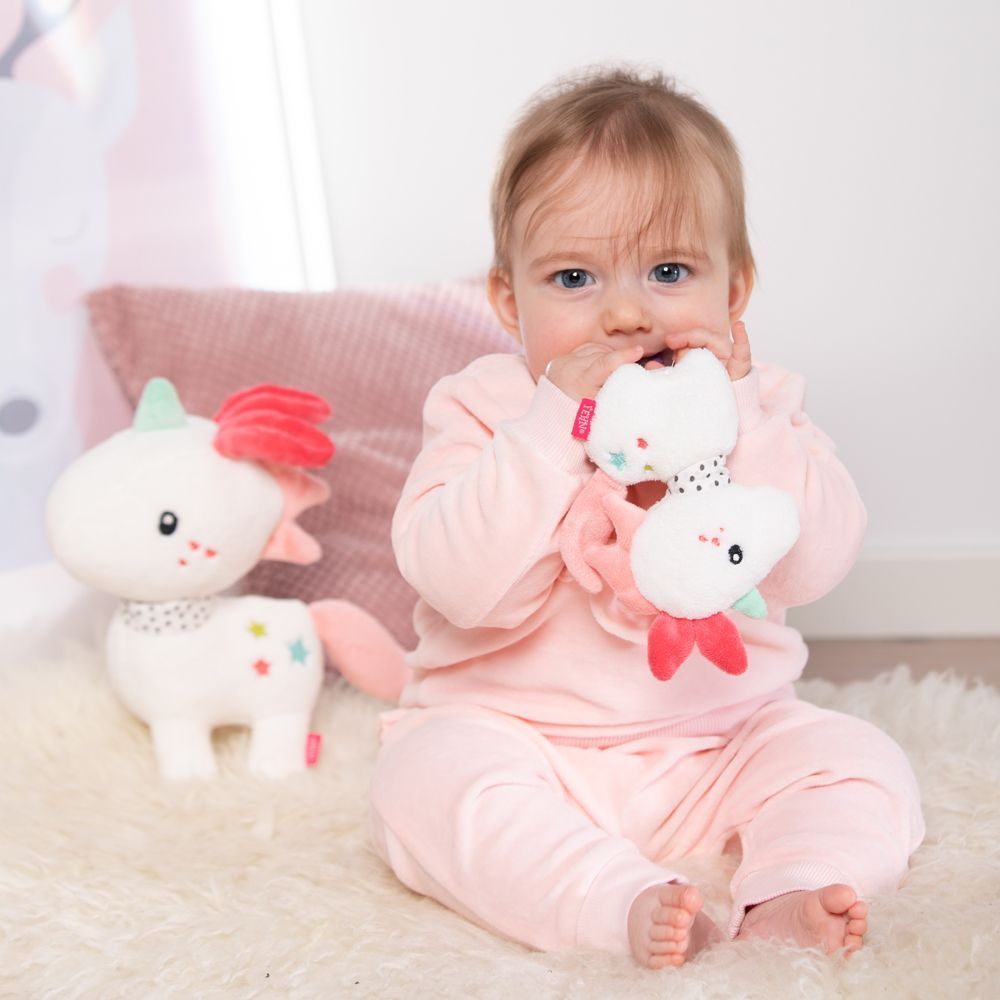 Chrastící jednorožec Baby Fehn Aiko & Yuki - obrázek 2