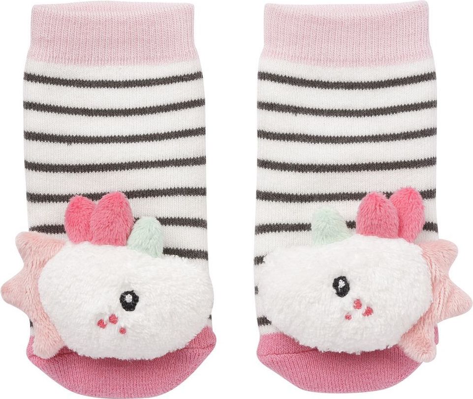 Chrastící ponožky Baby Fehn jednorožec Aiko & Yuki - obrázek 1