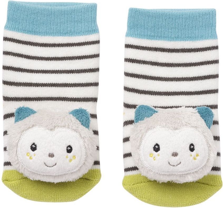 Chrastící ponožky Baby Fehn kočička Aiko & Yuki - obrázek 1